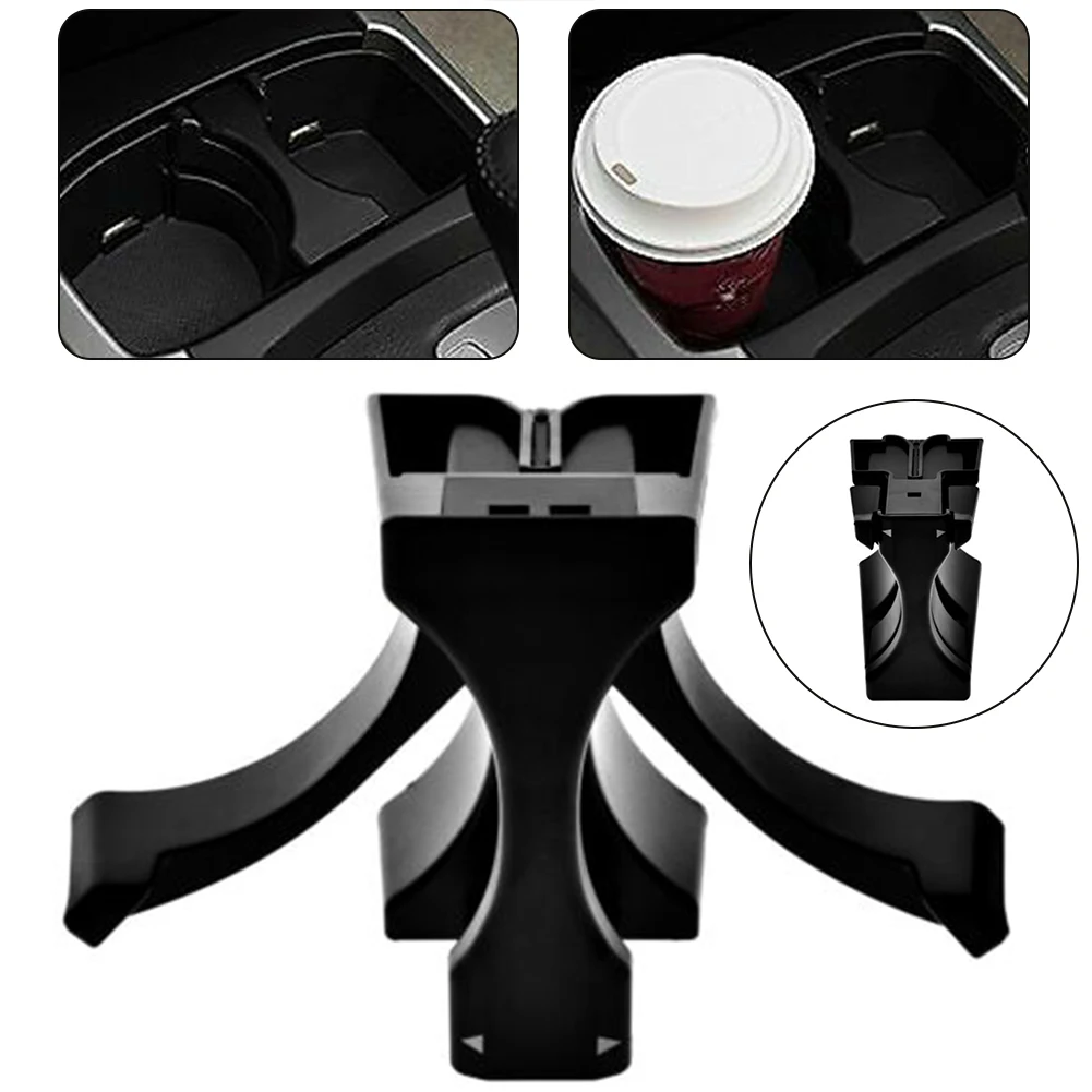 

1Pcs Car Center Console Cup Holder Insert Bottle Divider For Toyota 2003-2009 55604-35050 5560435050 55604 35050