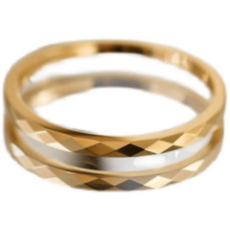 

Fashion Gold Color ring Stainless Steel ring Stainless Steel Irregular Geometric Rings For Women Index Finger Ring for Women