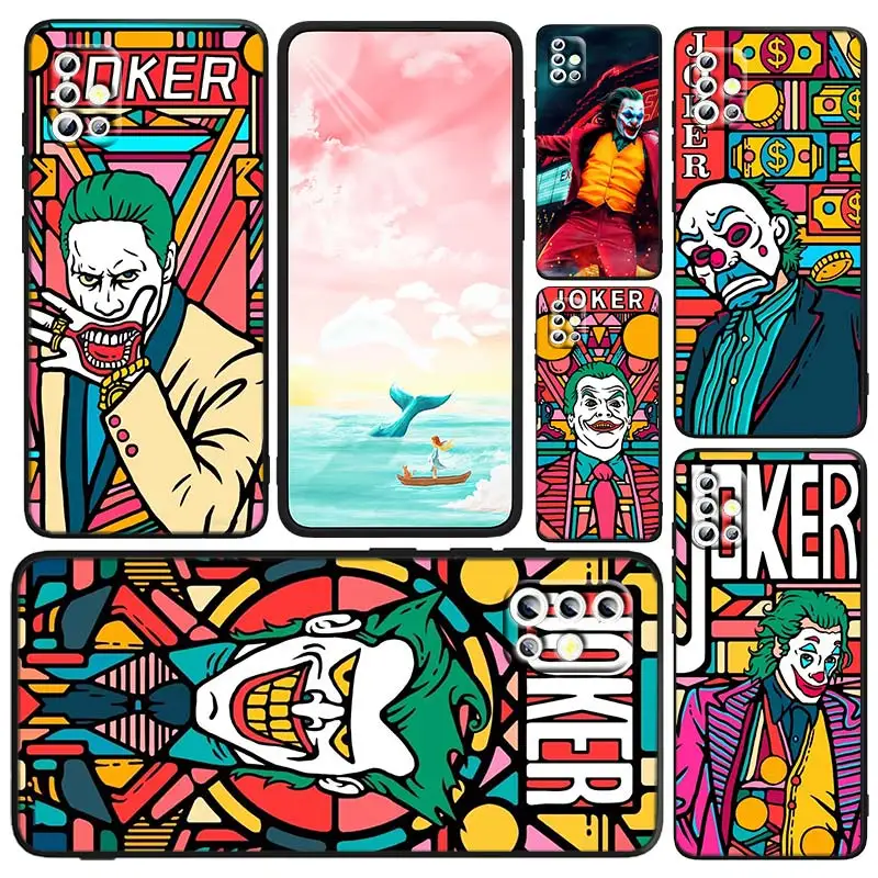 

Art Movie Joker Luxury Cool Phone Case For Samsung A73 A72 A71 A53 A52 A51 A42 A33 A32 A23 A22 A21S A13 A04 A03 5G Black FUnda