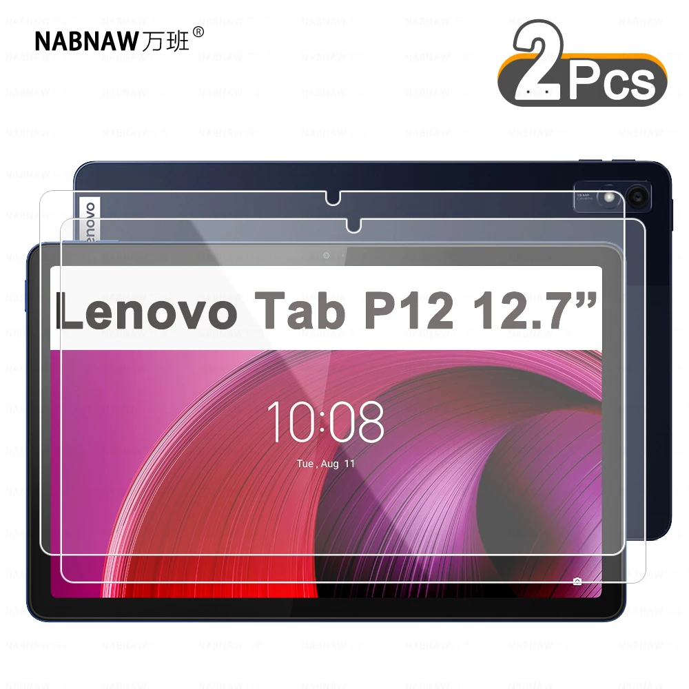 2 шт. HD защита экрана от царапин Закаленное стекло для Lenovo Tab P12 10 1-дюймовая 12 7