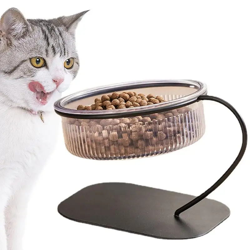 

Cat Food Bowl Adjustable Heights Raised Dog Dispenser Multifunctional Slow Feeder Pet Water Bowl Holder For Cat Dog Accessories