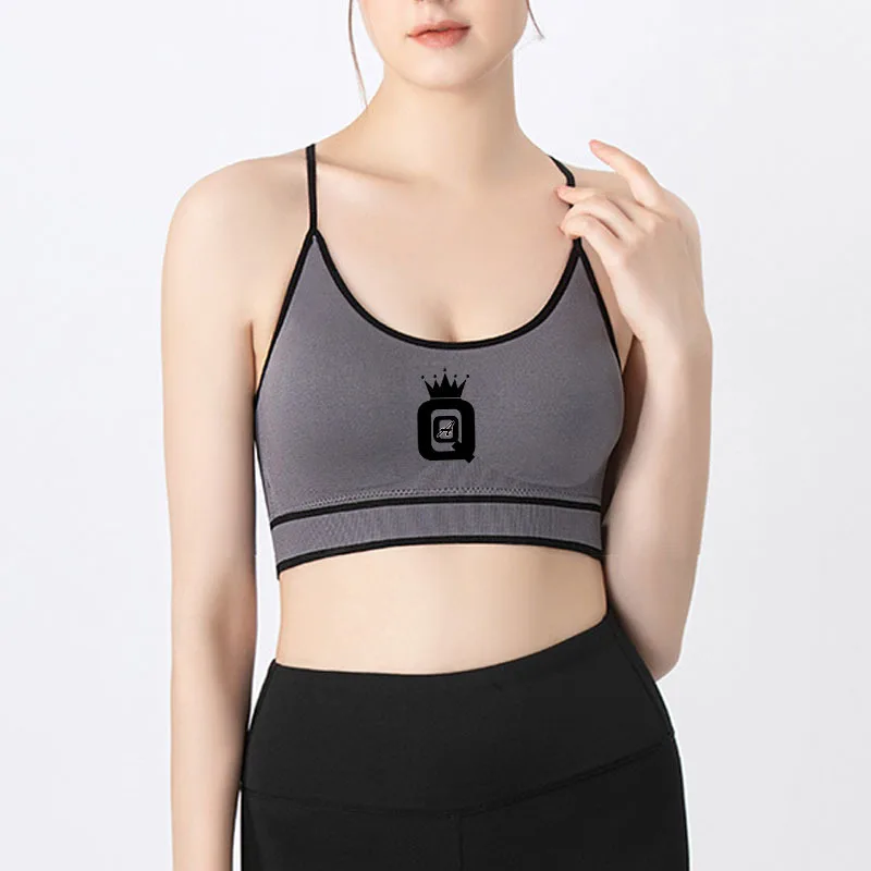 Спортивный бюстгальтер Q Spades майка для женщин одежда бега и тренировок топ