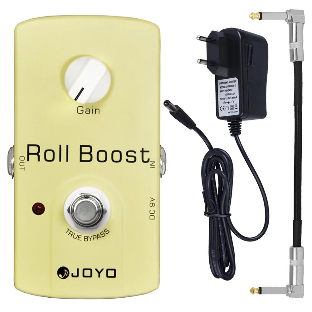 JOYO педаль эффектов для гитары JF-38 Roll Boost Pedal Classic A Circuit Clean Clear Transparent Effect