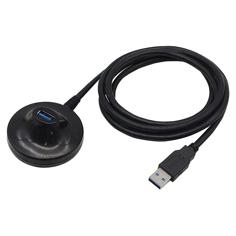 

USB Extension Cable With Base USB 3.0 Extender Type A Male To Female Data Transfer Cord 5Gbps For USB Flash Drive