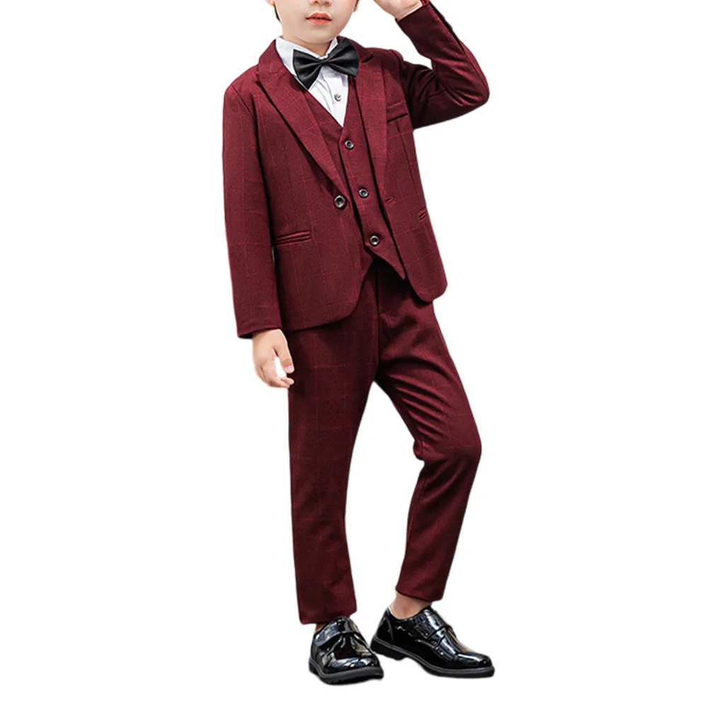 

Dinner Suit Jacket Set Prom Costume Craftsmanship Bright Tie Fashion Cool Party Clothing Multipurpose Cosplay Prop