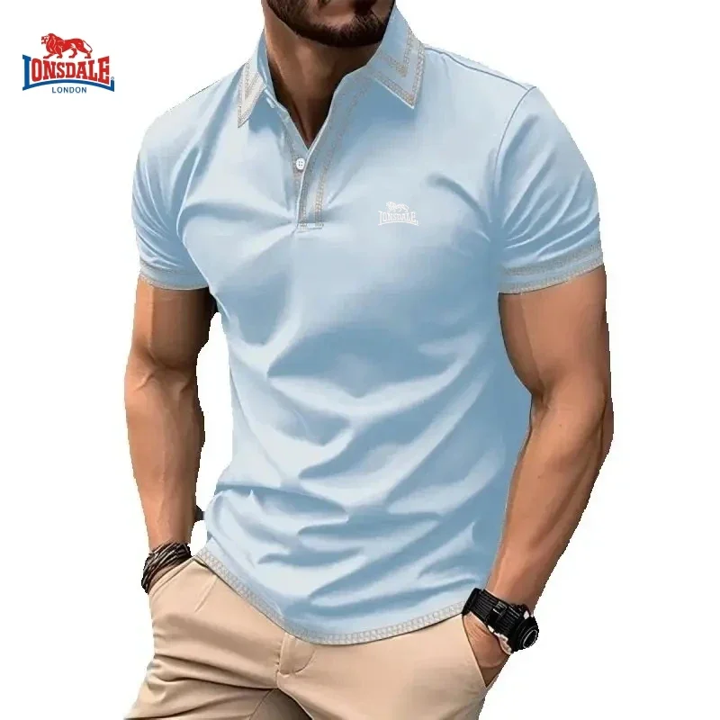 LONSDALE Мужское поло из полиэстера
