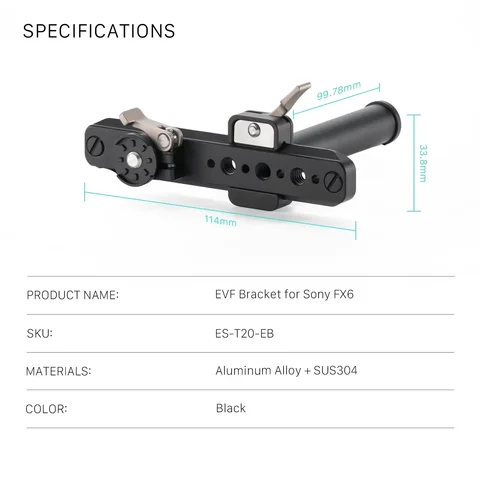 TILTA Кронштейн EVF для Sony FX6