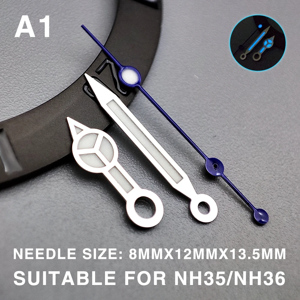 Modified Accessories NH35 Hands Luminous /Seahorse/ Watch Hands Fit The NH35 NH36 Movement