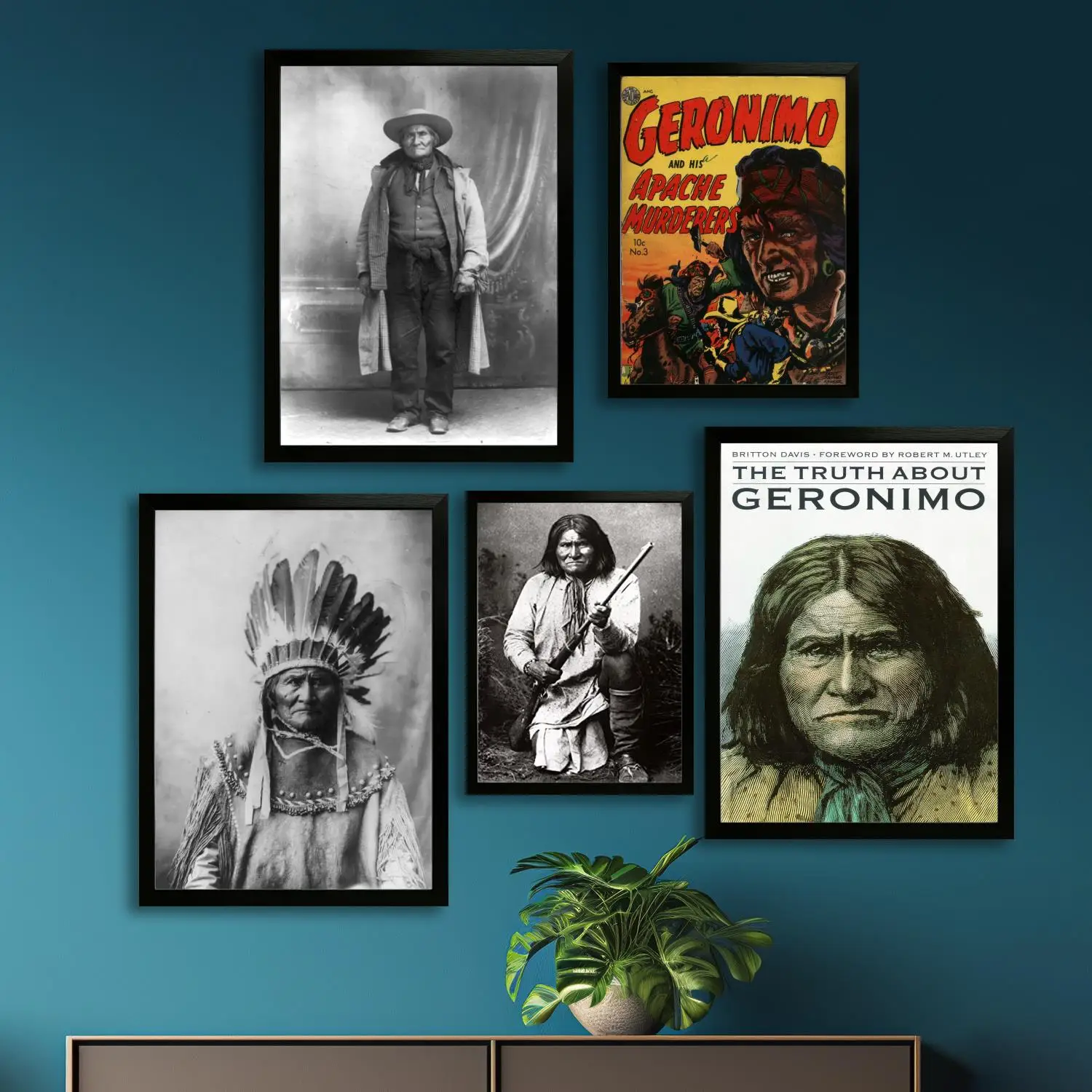 Художественный постер &quotСовременная семья&quot на холсте