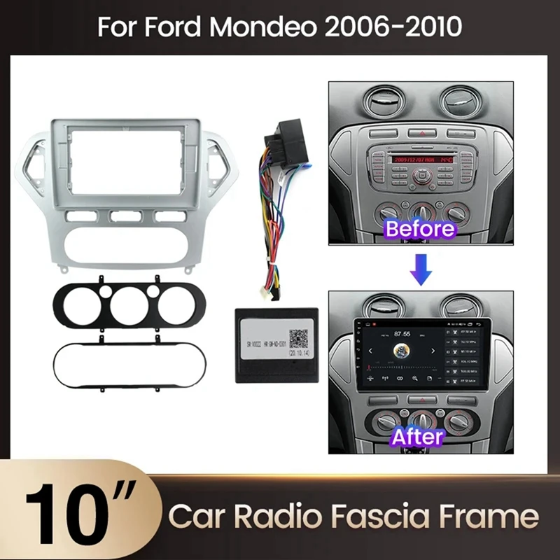 

Car Frame Fascia Adapter Adapter Canbus Box Car Accessories For Ford Mondeo C-MAX 2007-2010