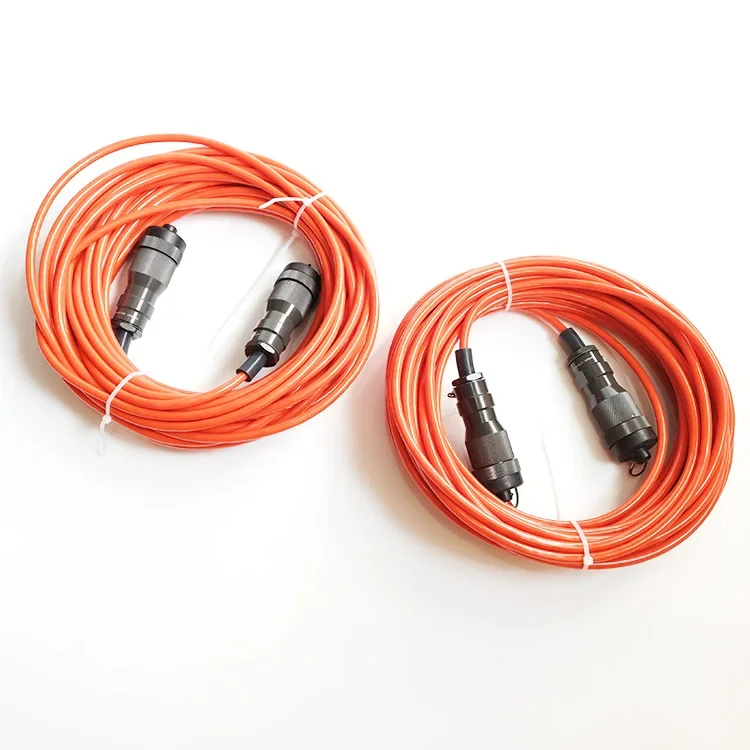12-канальный сейсмический кабель удлинительный длиной 100 м с гнездовым разъемом