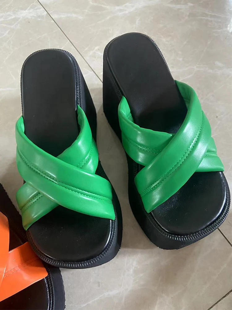 

Wedges Platform Slippers Women Sandals Summer Shoes 2022 New Beach Causal Flip Flops High Heels Ladies Shoes Slides Pumps Mujer