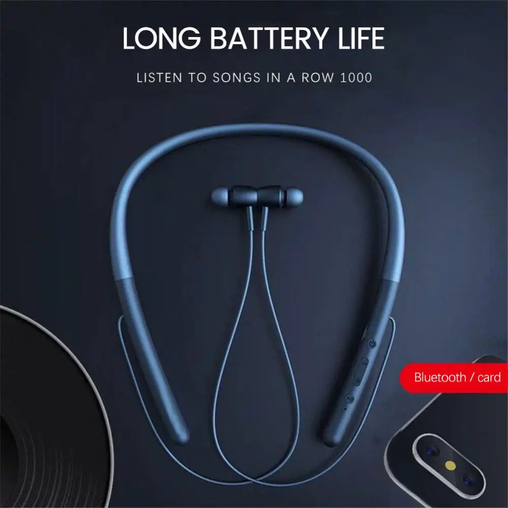 

2023 Handsfree Music Headset Long Battery Life Sport Earbuds Magnetic Bluetooth Headphones Noise Reduction Wireless Earphone