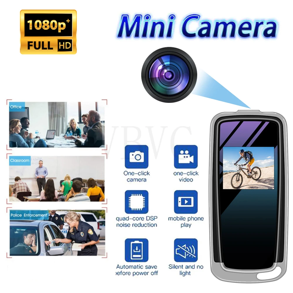 

Mini Camera 1080P Micro Cam Professional Outdoor Digital Voice Video Recorder Camcorder Portable Vintage DV DVR Key Chain Cam