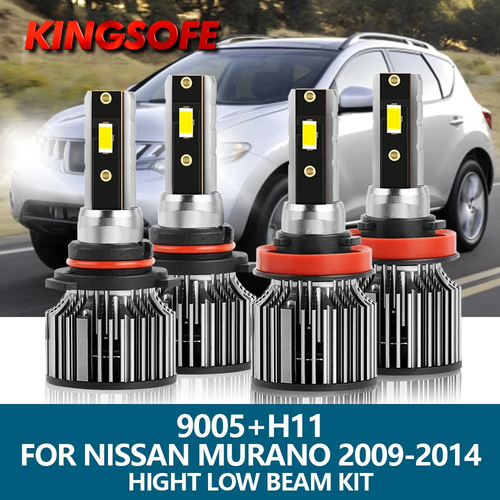 

4 шт., Автомобильные светодиодные лампы 9005 лм 100 Вт 6500 К