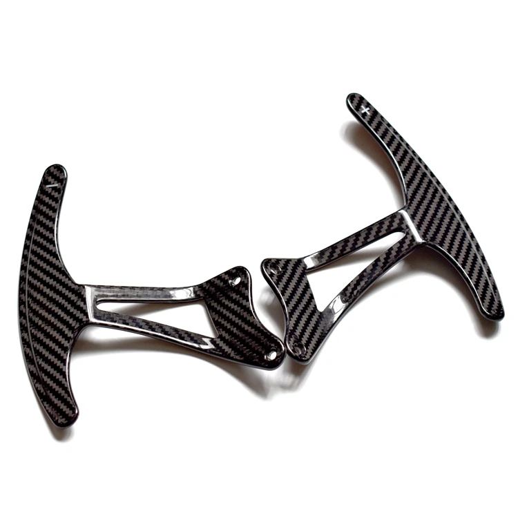 

GranTurismo Ghibli Automotive Parts Glossy Carbon Fiber Shift Paddle Replacement of Steering Wheel Shifter Extension