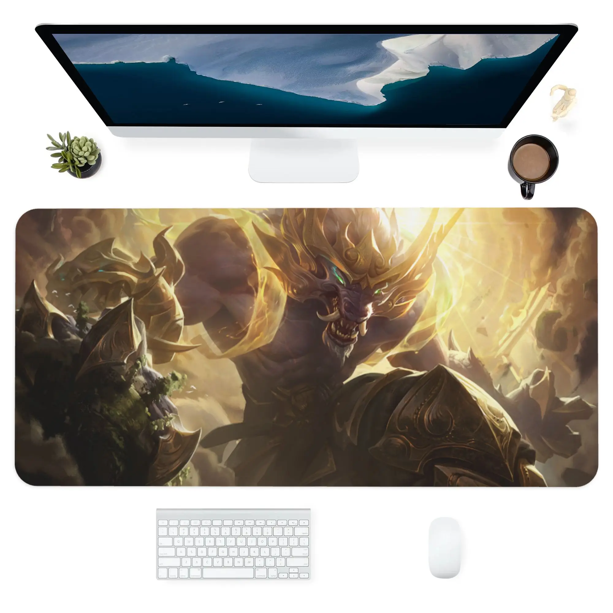 

Extended Deskmat Large Mouse Pad Mousepad Mat Gaming Desk Pad Gamer Mause Carpet Computer Accessories Mats Mous Tabl Rug Wolf