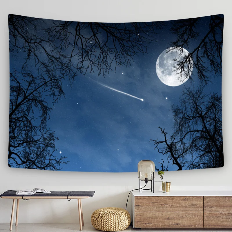 Дешевые загадочные Звездные фотообои в стиле бохо украшение для комнаты