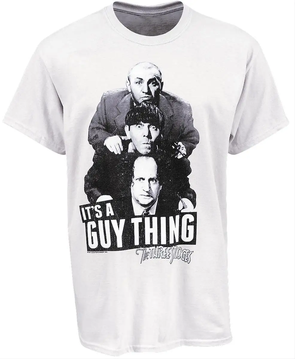 Рубашка Three Stooges It's a Guy Thing FUNNY белая унисекс S-5XL LI859