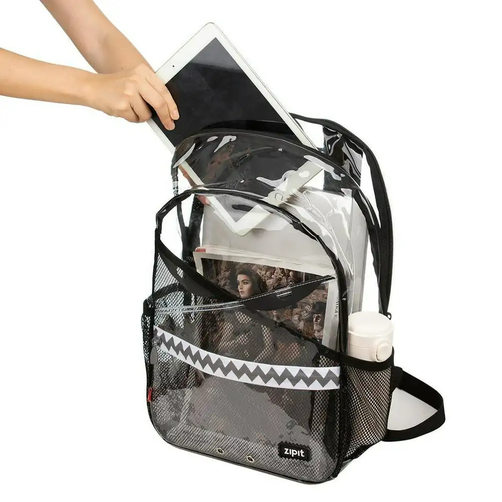 Backpack for Boys, Elementary School & Preschool Bag for Kids, Sturdy & Lightweight (Clear)