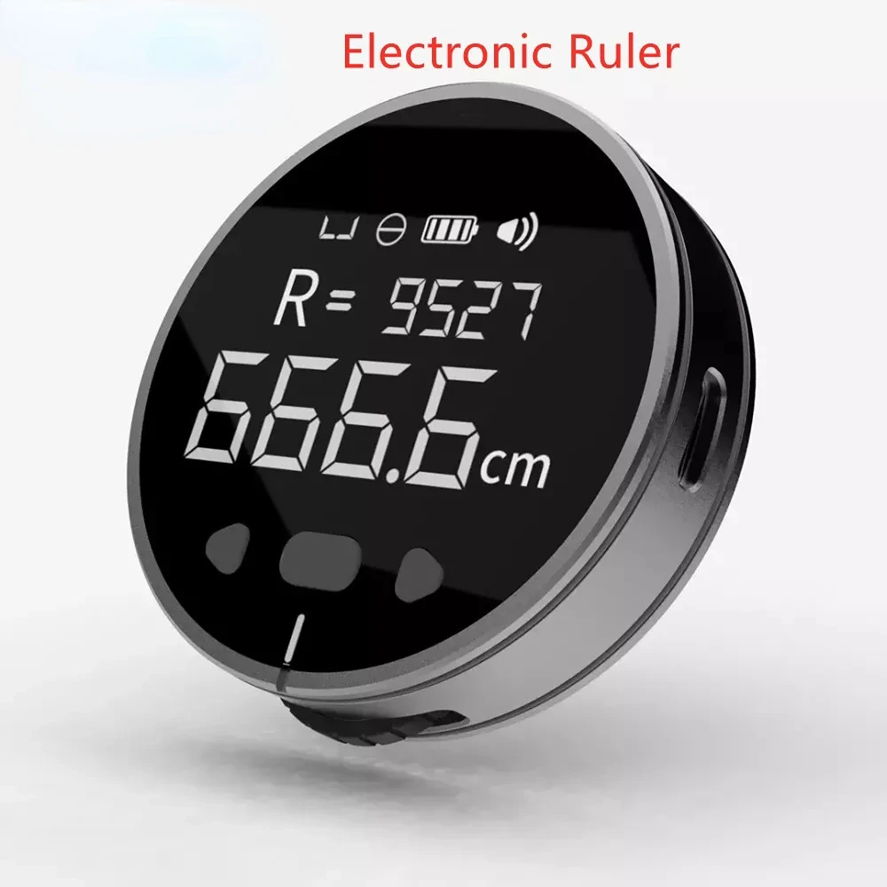 

Electric Ruler Distance Meter HD LCD Screen Measure Tools Rechargeable Rangefinder