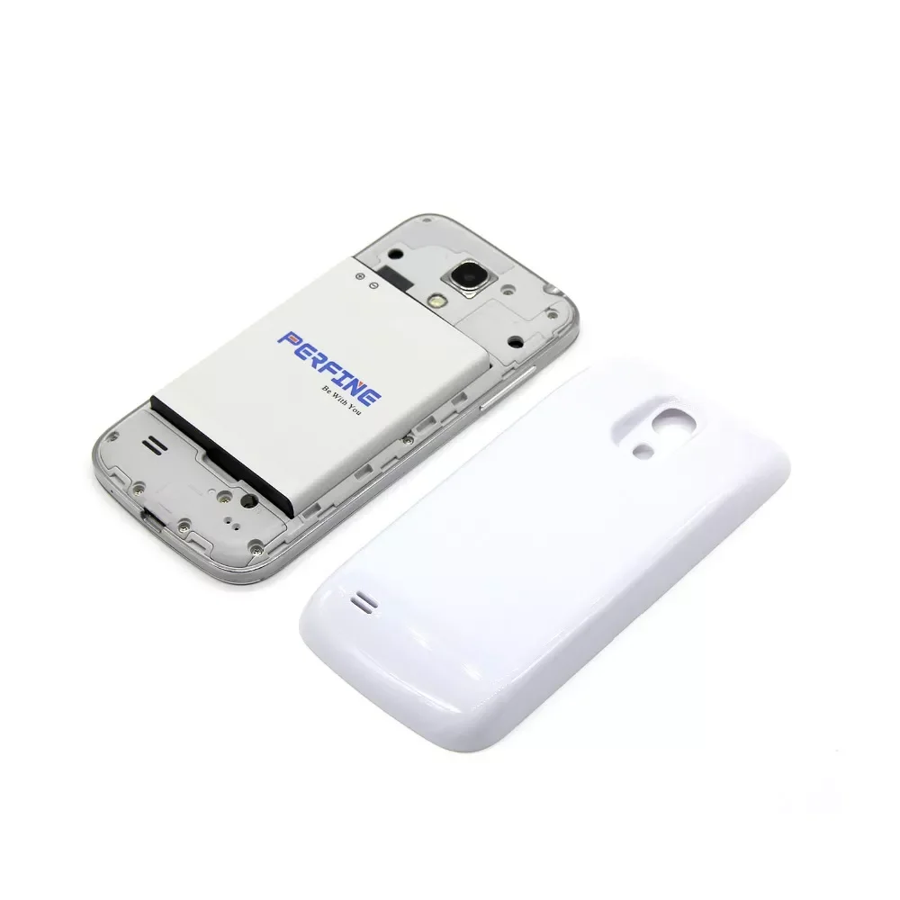 

2023New i9190 Mobile Phone 3800mAh Extended Battery With White Cover Case For Samsung Galaxy S4 Mini GT-i9190
