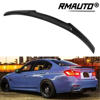 rmauto carbon fiber m style rear trunk spoiler wing for bmw f30 3 series f80 m3 2013 2018 rear wing spoiler lip car styling kit
