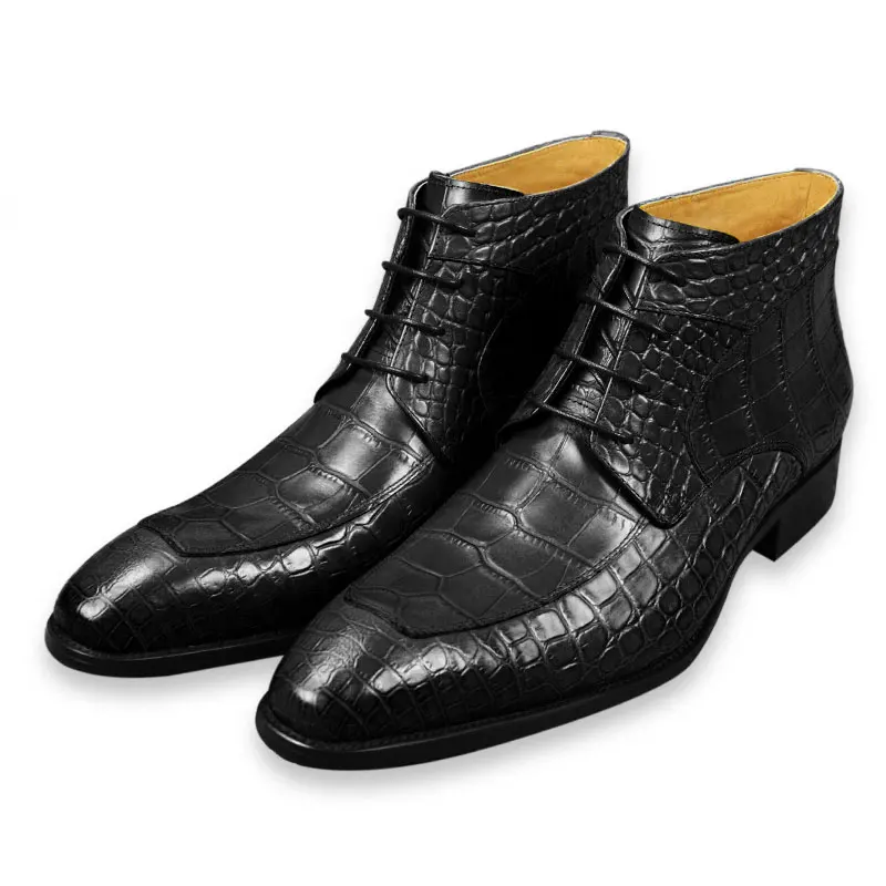 S & Calfs Classic Lace Up Formal Office Leather Dress Shoes 