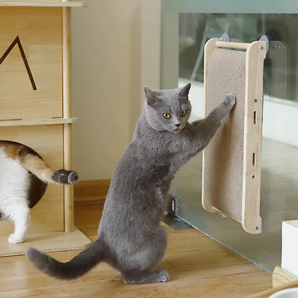 Антицарапки для кошек из картона для защиты когтей, с надписью "Anti Scratch Cat Scratcher Cardboard Cats Protector Scratching Board Wall Shelves Playground Couch Bed Claw Grinder Toys on".