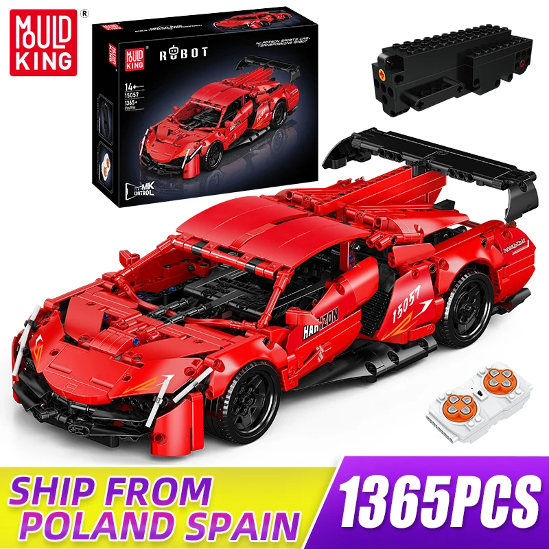 Mold King 15057 Технический спортивный автомобиль 2 в 1 робот-трансформер строительные