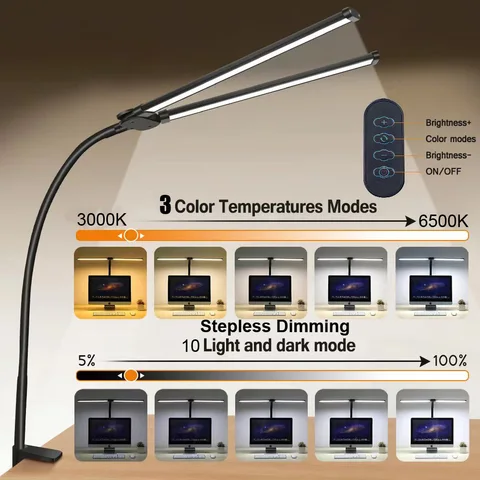 Настольная лампа SINOHAMM двуглавая LED