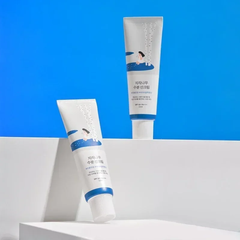 Корейский Увлажняющий солнцезащитный крем из березы SPF50 + PA +++ с сильной