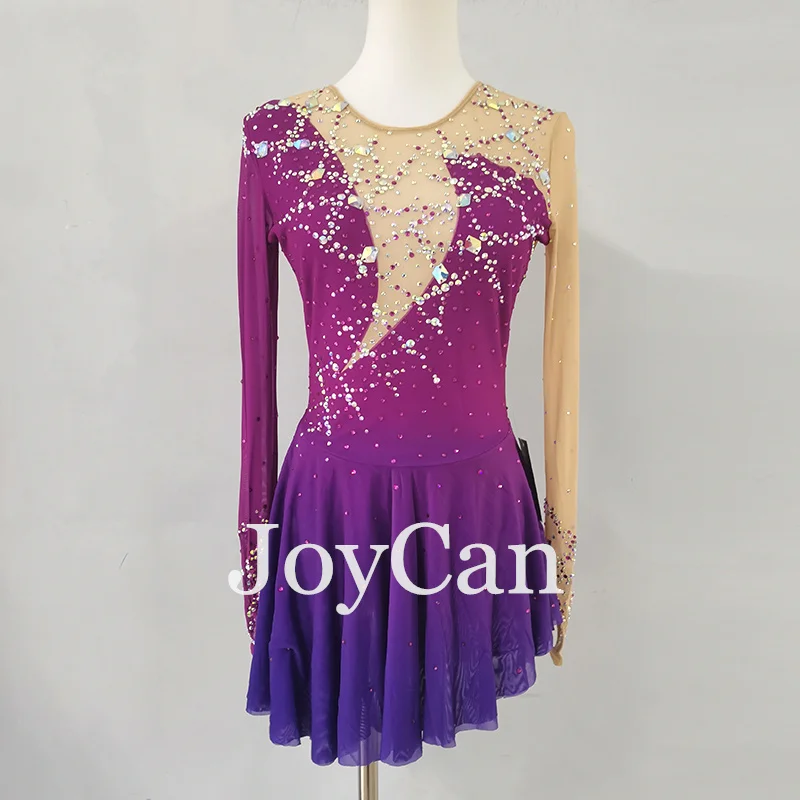 Платье для катания на коньках JoyCan Ice эластичная танцевальная одежда из