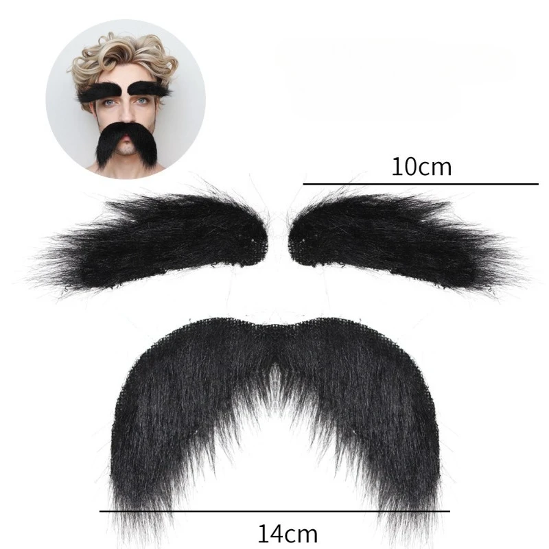 

Набор самоклеящихся усов и бровей