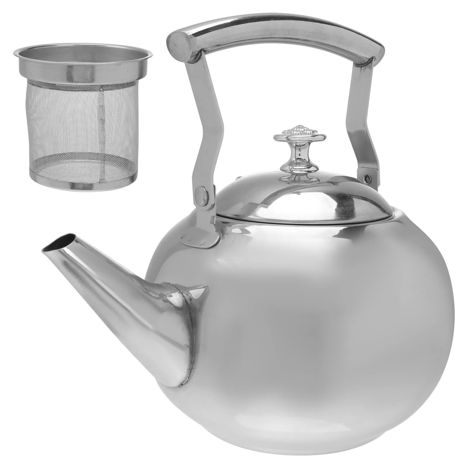 

Kettle Tea Teapot Water Steel Pot Stainless Whistling Stovetop Stove Boiling Gas Coffee Kettles Camping Electric Metal Hot