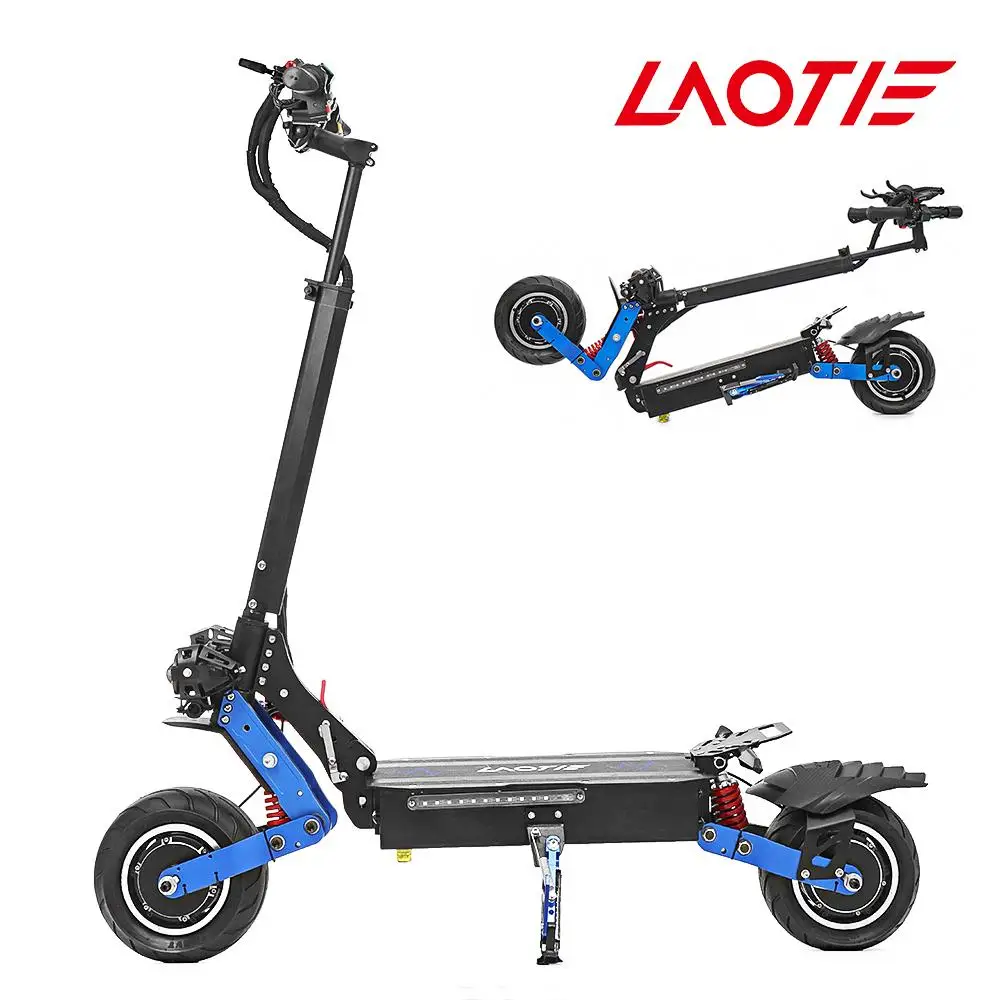 LAOTIE ES19 6000W Motor Electric Scooter Adult 100Km/h EU Charger 60V/38.4AhBattery Folding Electric Scooter 200KG Loading