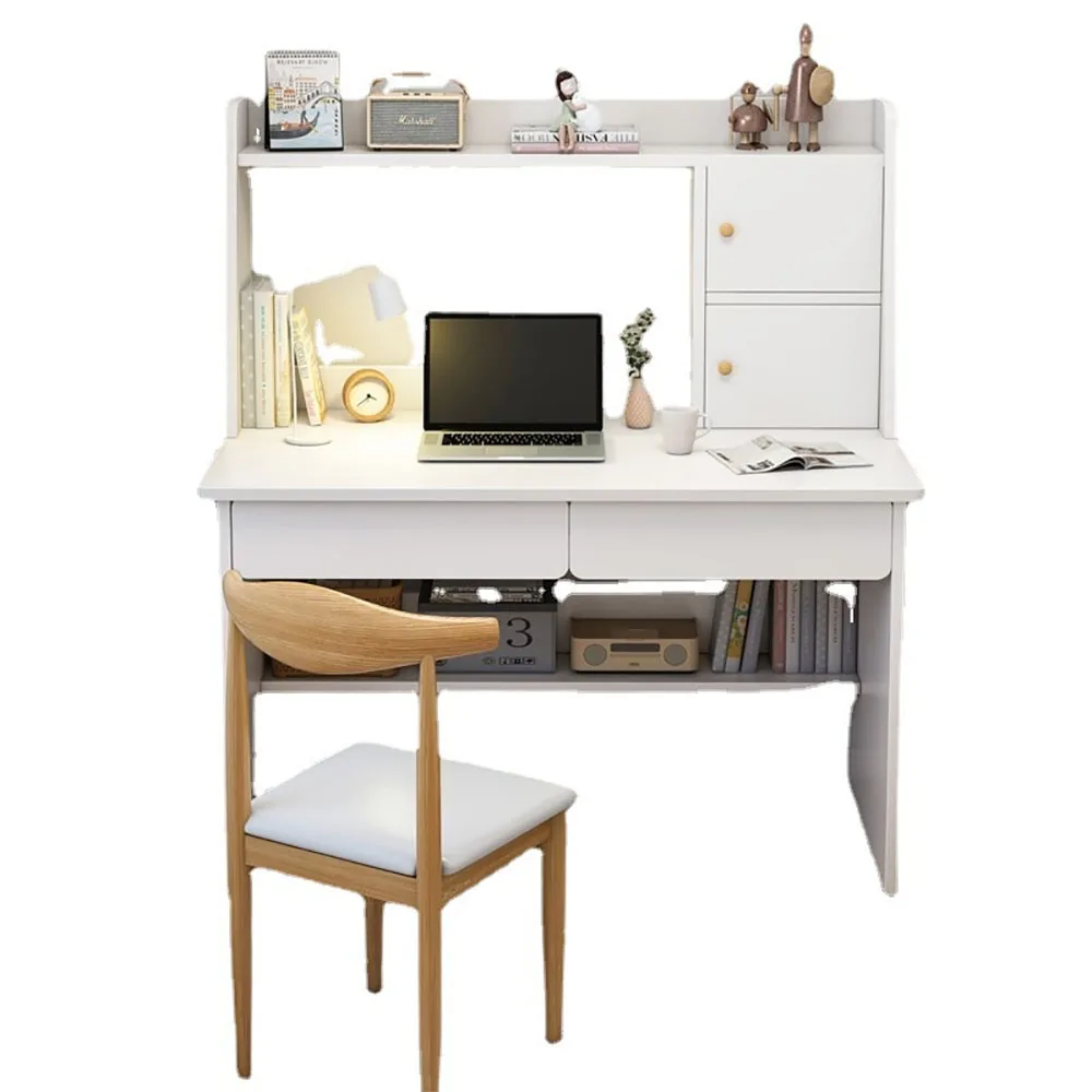 

Corner Computer Desk Laptop Writing Table Wood Desktop Home Bedroom Students Learn To Be Simple And Modern Light Luxury