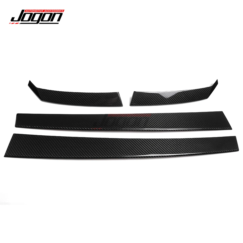 4 шт. внешний автомобильный задний багажник спойлер сплиттер накладка аксессуары