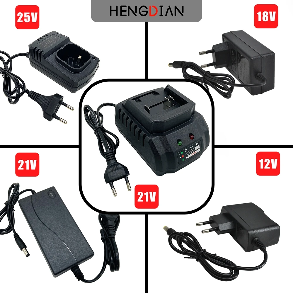 Power Tool Battery Charger Suitable For 12V 16.8V 21V 25V Etc Makita Model Lithium Battery Charge Electric Drill Charge