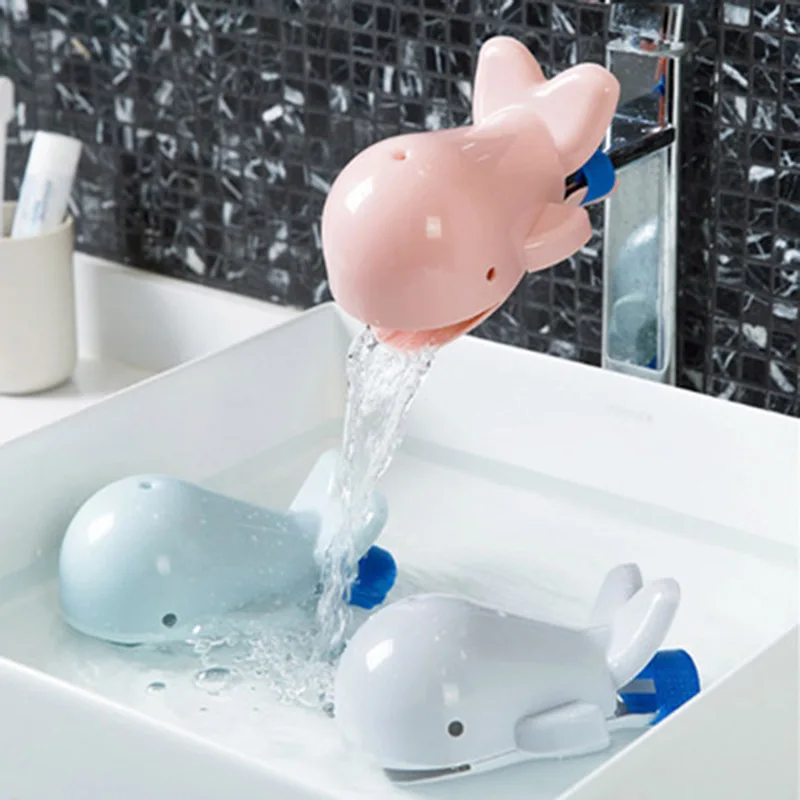 

Children's Baby Faucet Extender Children's Hand Washing Water Diversion Cartoon Lengthened Splash-proof Water Guide Sink