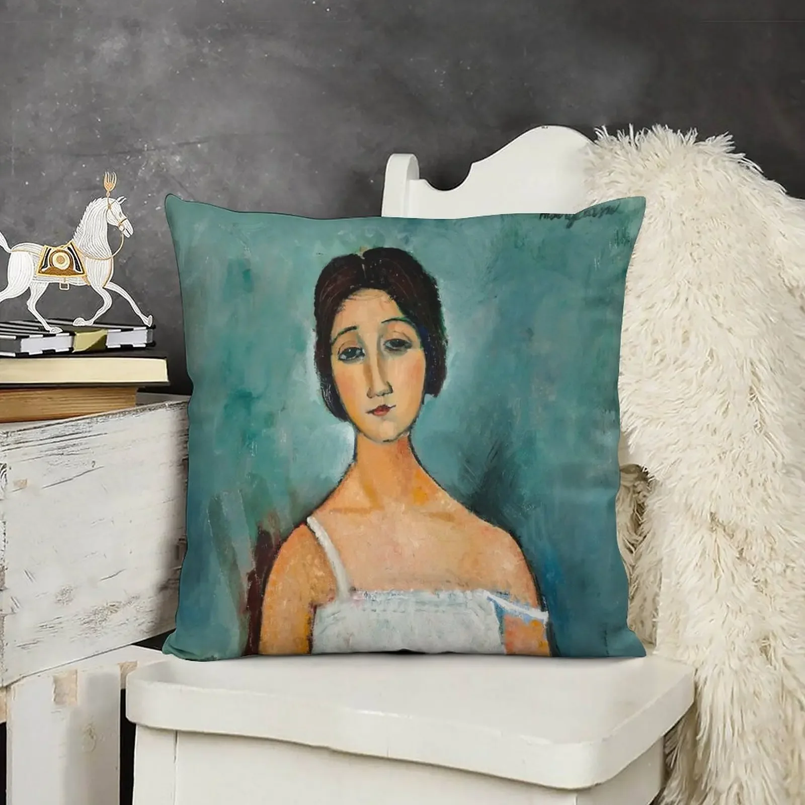 Amedeo Modigliani Christina декоративная подушка для диванных подушек рождественские