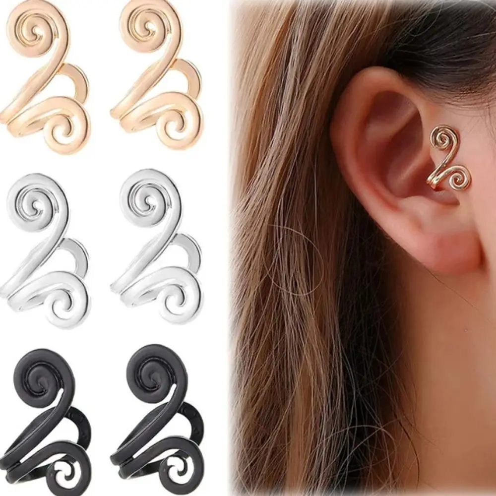 

Korean Style Non Piercing Earrings Sweet Musical Note Shape Ear Clip Girl Gift Clip Earrings Acupressure Slimming Earrings