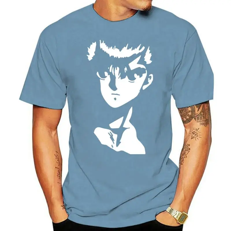 

Yuyu Hakusho футболка Yusuke Hiei японское аниме Манга Косплей Топ Мужская S - Xxl Diy печать футболка
