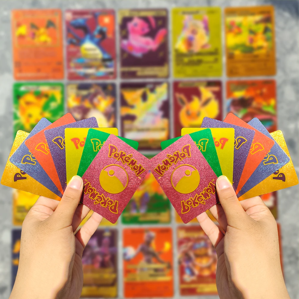 

Pokemon Colorful Card Vstar Vmax EX GX Card Pikachu Fire Breathing Dragon Collection Collect Birthday Toys for Children's Gift