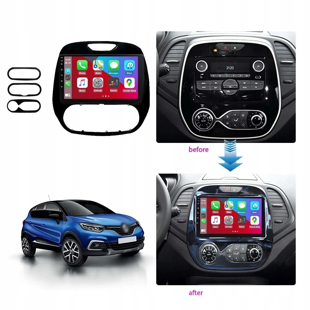 Радио Автомобильное 2DIN Android GPS для Renault Kaptur Captur 2014-2018