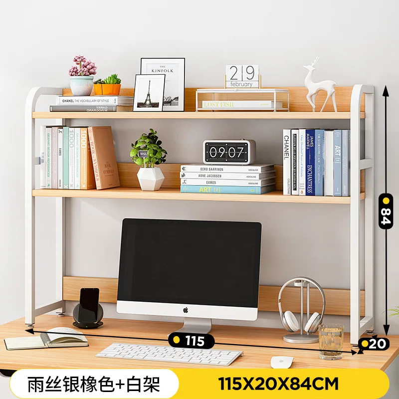 

2023 Year Aoliviya Official New Desktop Bookshelf Desktop Shelf Desk Storage Shelf Simple Computer Table Small Multi-Layer Desk
