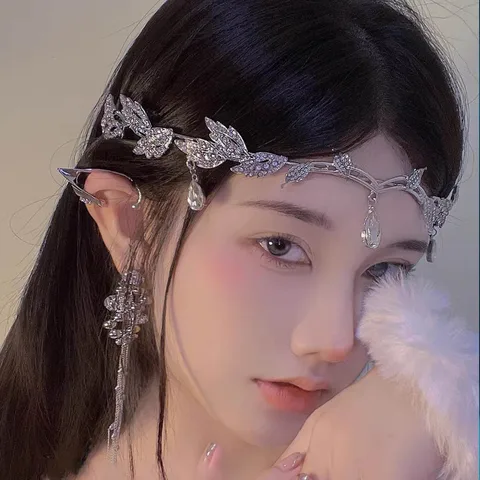 Ретро повязка для волос Mengxiangniao