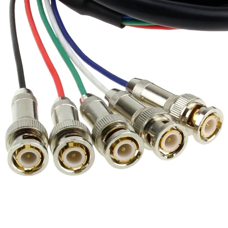 ВГА к разрешению соединительных шнуров разъемов-вилок кабеля 5 БНК РГБХВ