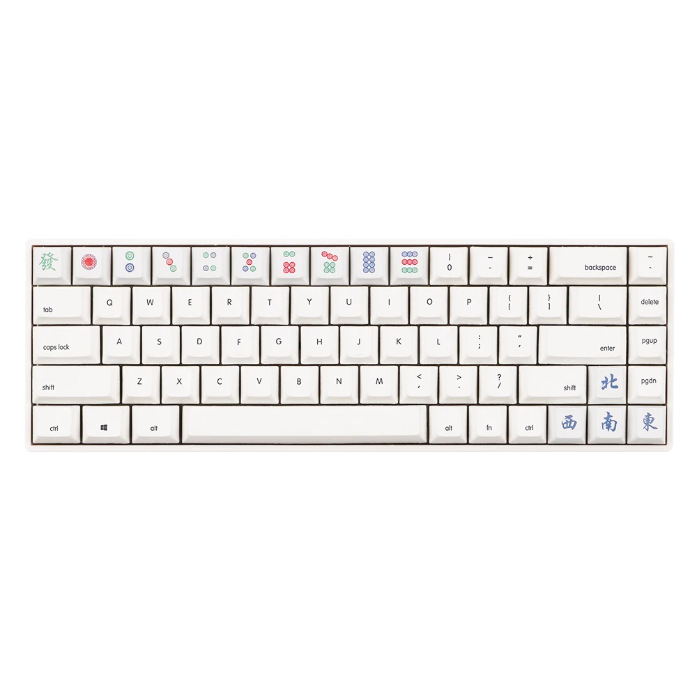 

CIY Vickki Store Sparrow God PBT Sublimation Mahjong Keycap Personality Mechanical Keyboard Keycap Oriental Chinese Mahjong