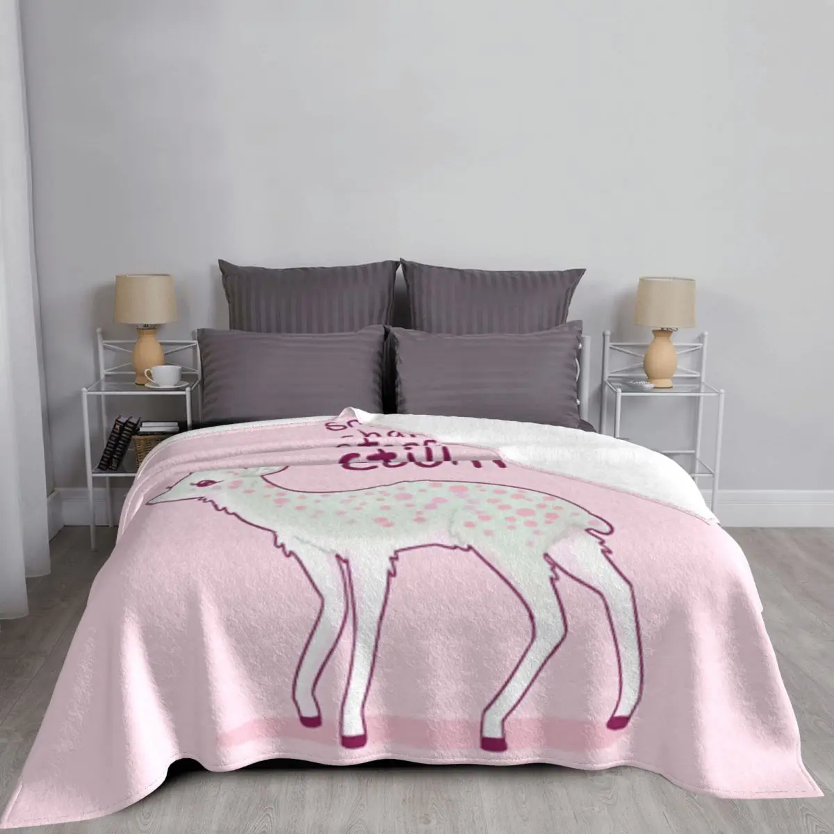 Маленькое одеяло из микрофлиса Still Count Dik Antelope